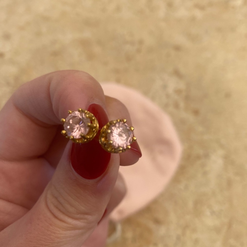 Juicy Couture baby pink earrings